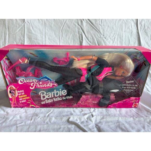 Barbie Other - Ocean Friends Barbie and Baby Keiko the Whale Set